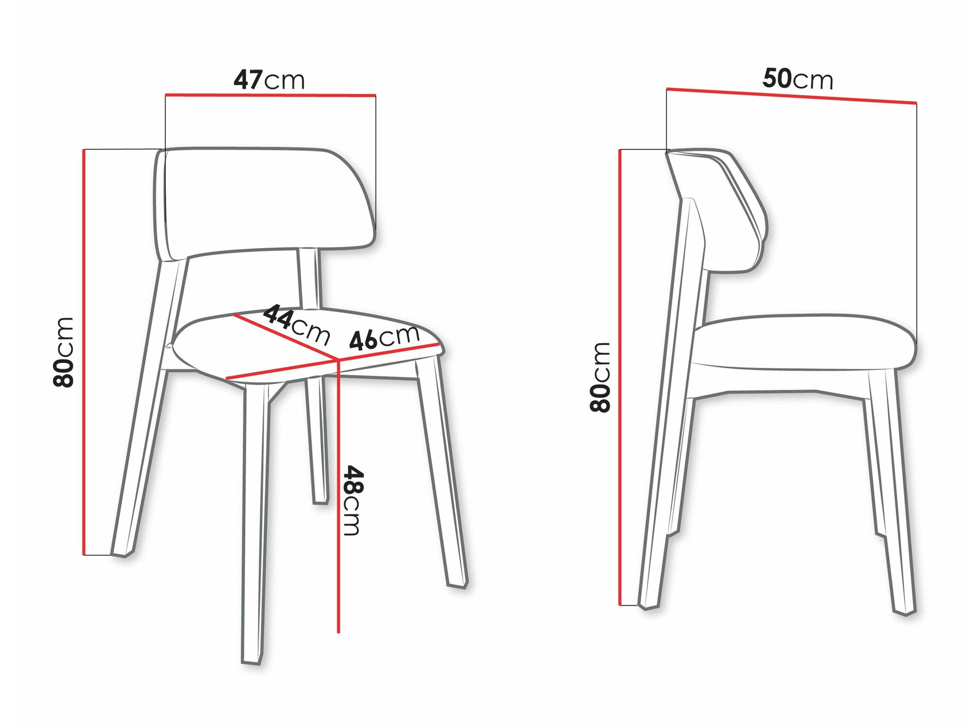 Стул Jackson 112 (Светлое дерево)