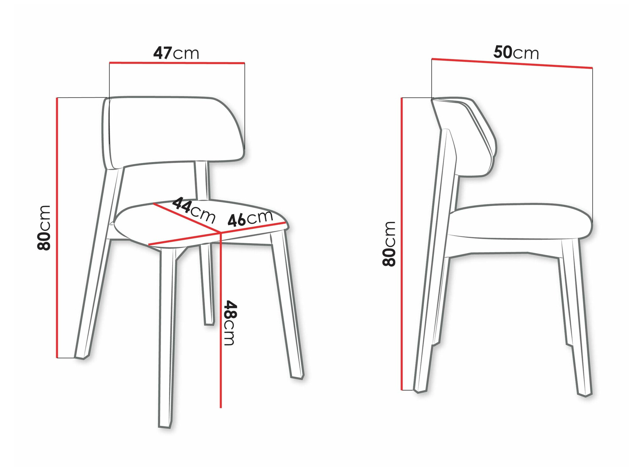 Стул Jackson 112 (Светлое дерево)