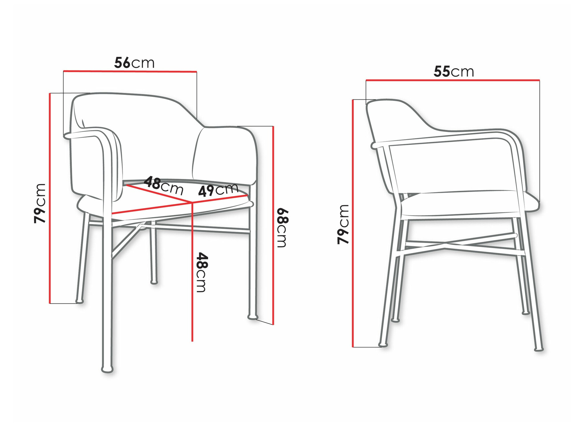 Стул Jackson 113 (Чёрный + Magic Velvet 2217)