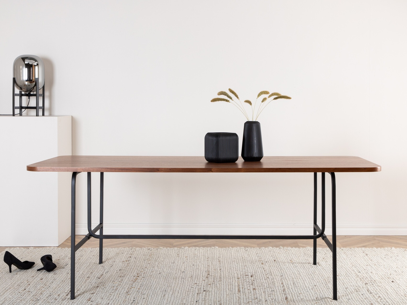 Cтол Dallas 1717 (Орех + Чёрный)