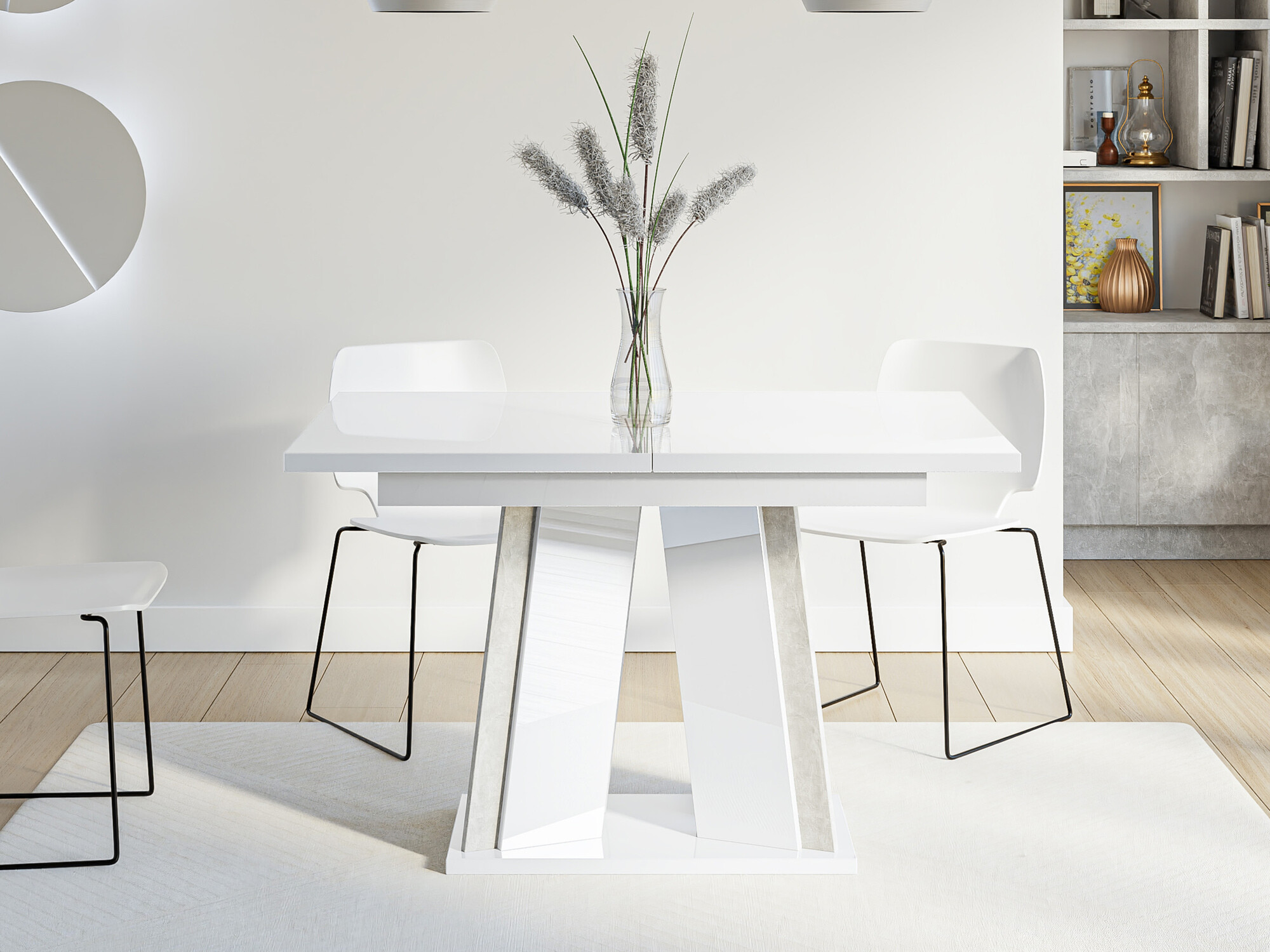 Cтол Goodyear 129 (Глянцевый белый)