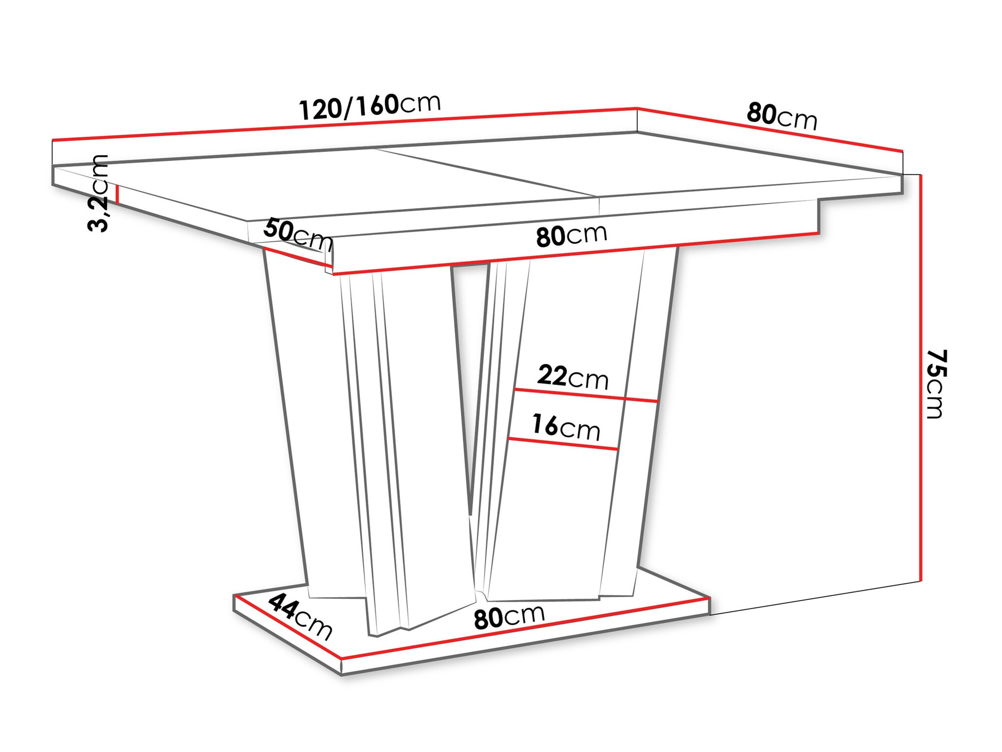 Cтол Goodyear 130 (Artisan дуб)