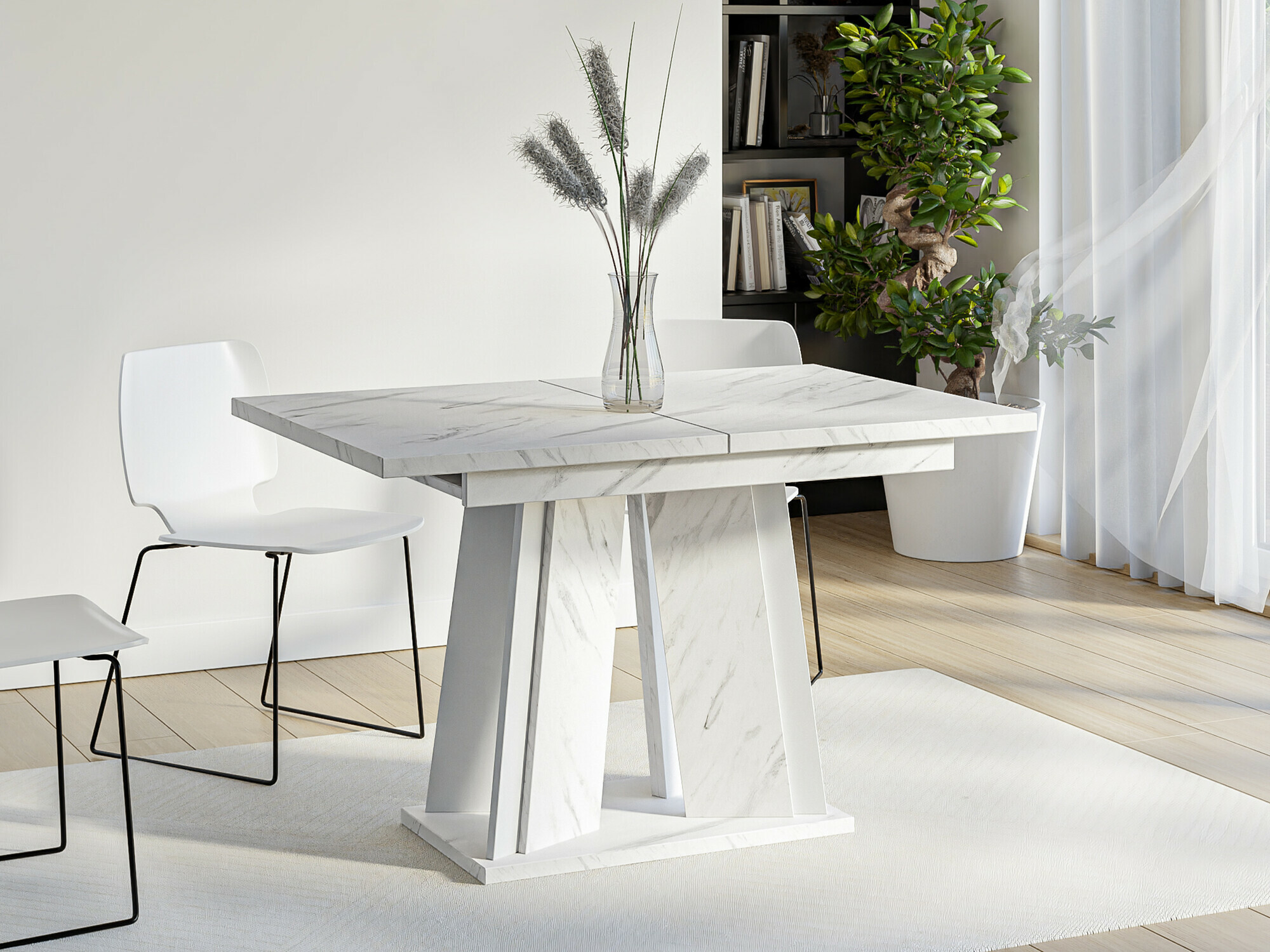 Galds Goodyear 129 (Balts marmors)