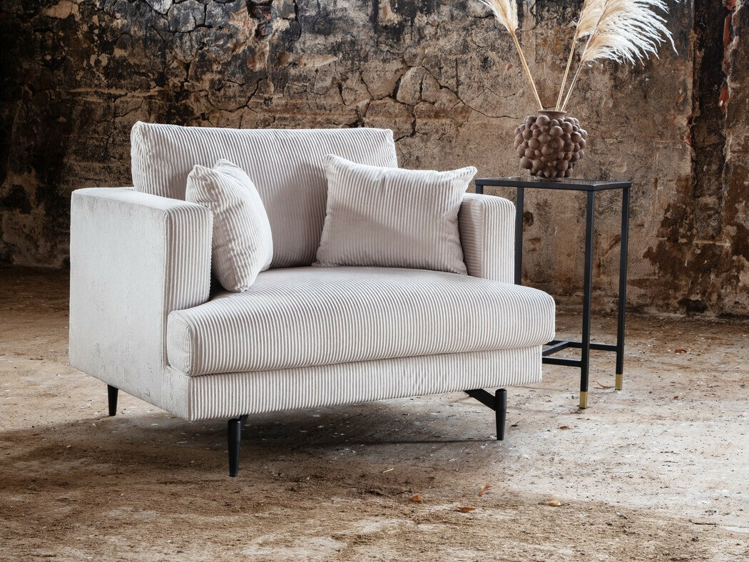 Krēsls Dallas 1703 (Bēšs + Melns)