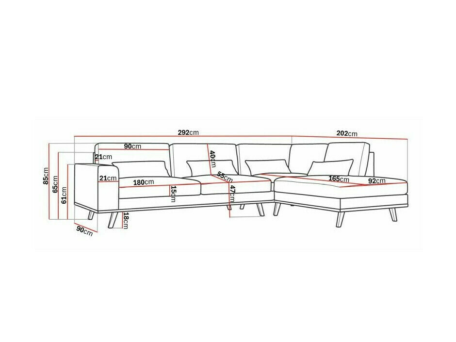 Stūra dīvāns Floromo 106 (Lincoln 03)