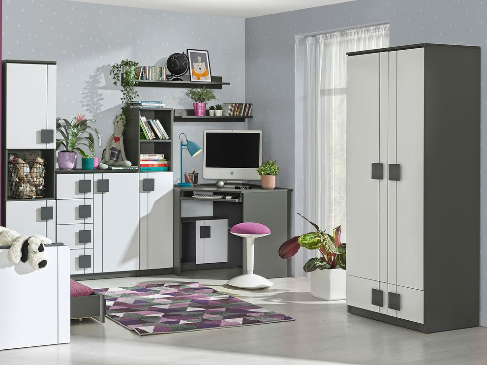 Настенная полка Elmenou 104 (Антрацит)