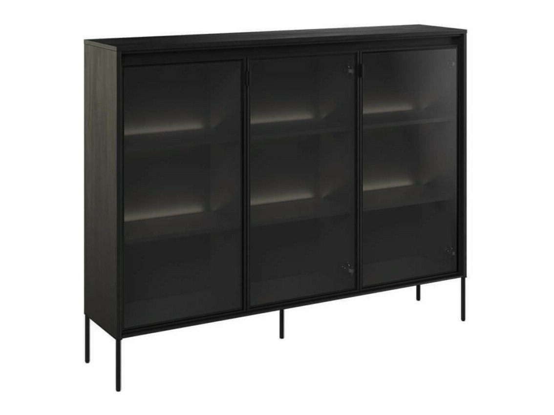 Skapis Fernolu 108 (Melns)