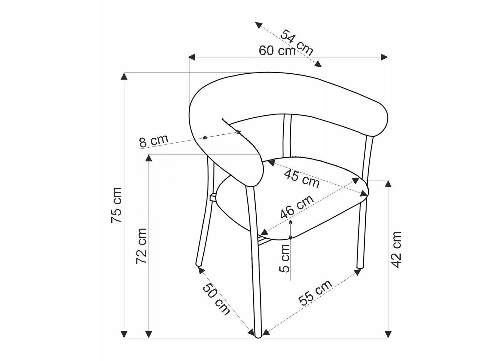 Стул Houston 1796