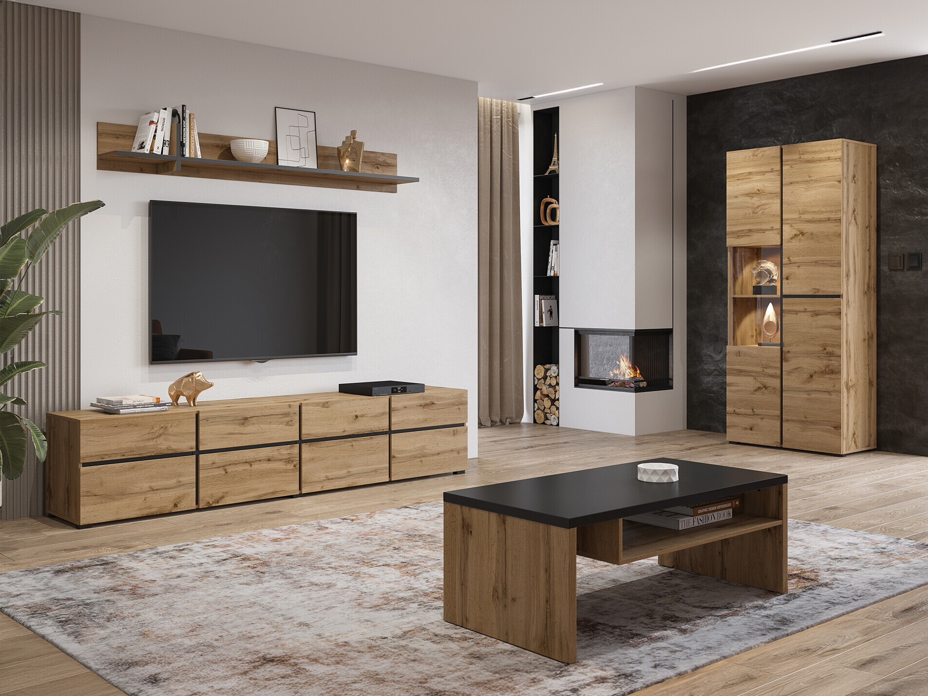 Viesistabas komplekts Alfere 117 (Votan ozols)