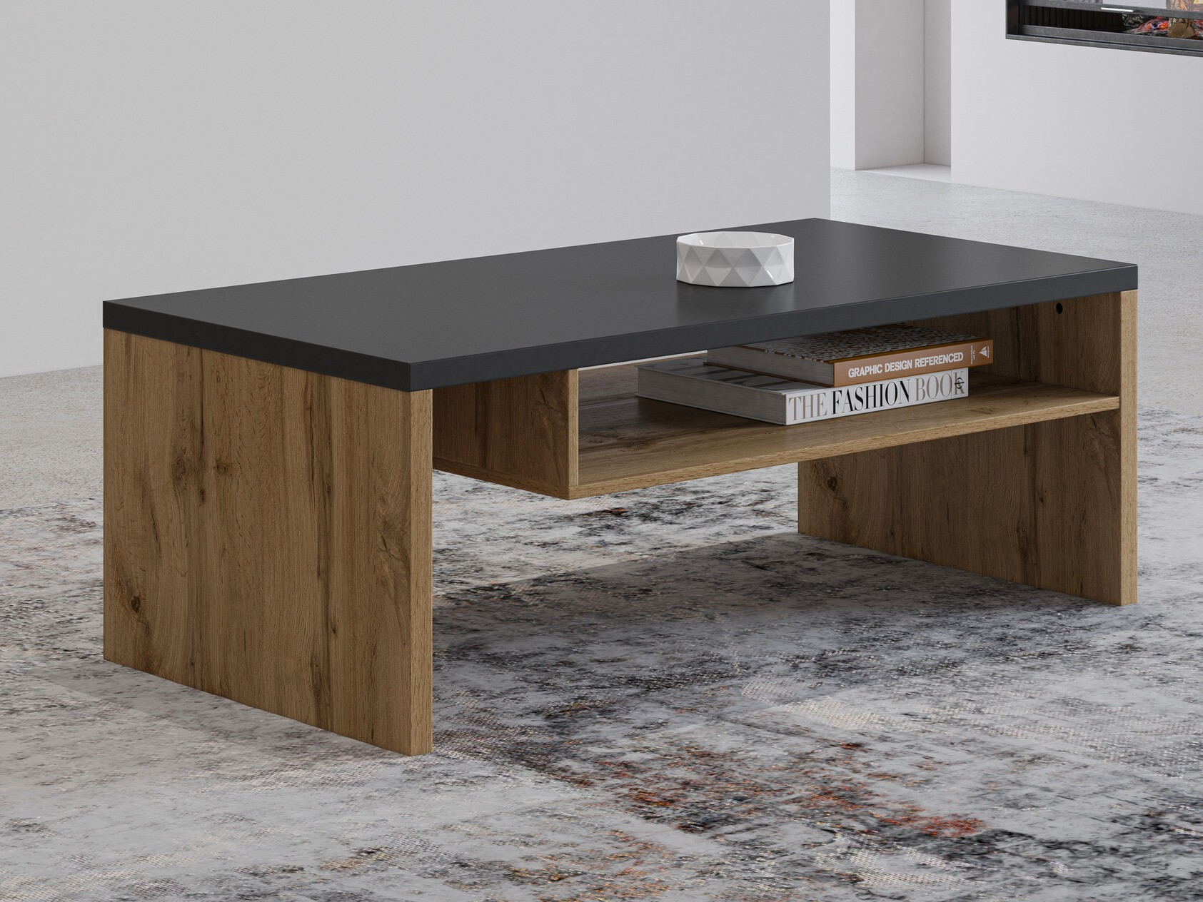 Žurnālu galdiņš Alfere 112 (Votan ozols)