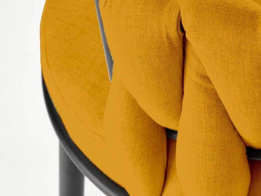 Стул Houston 1508 (Горчичный + Чёрный)