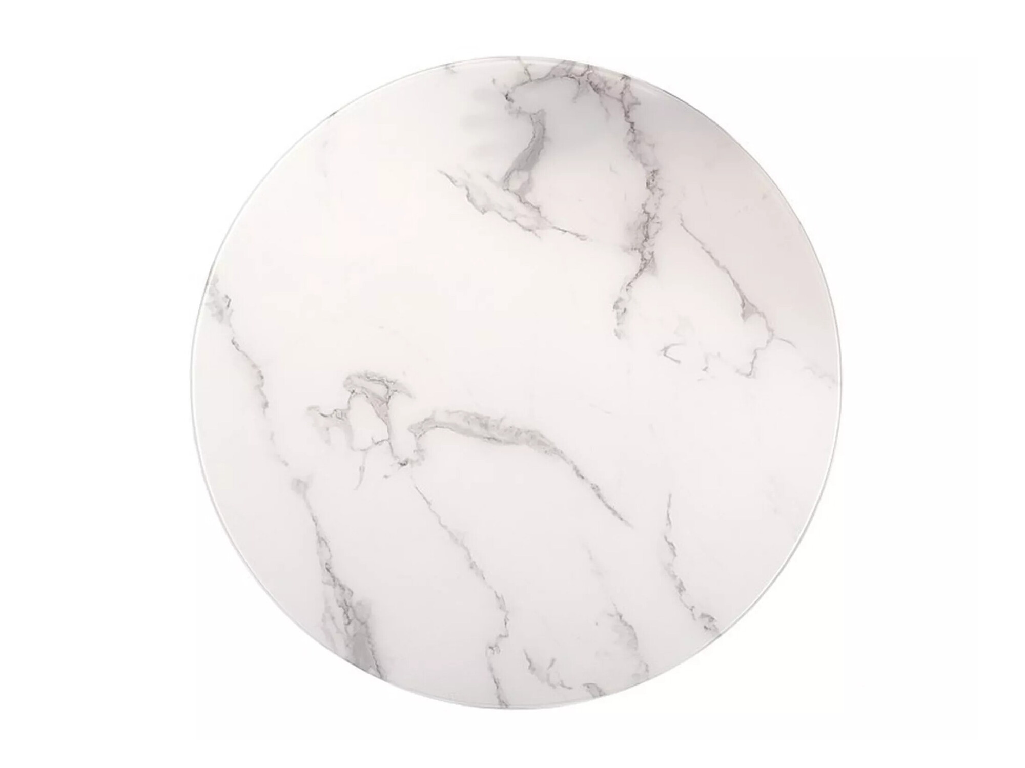 Kafijas galdiņu komplekts Detroit 495 (Sudraba + Balts marmors)