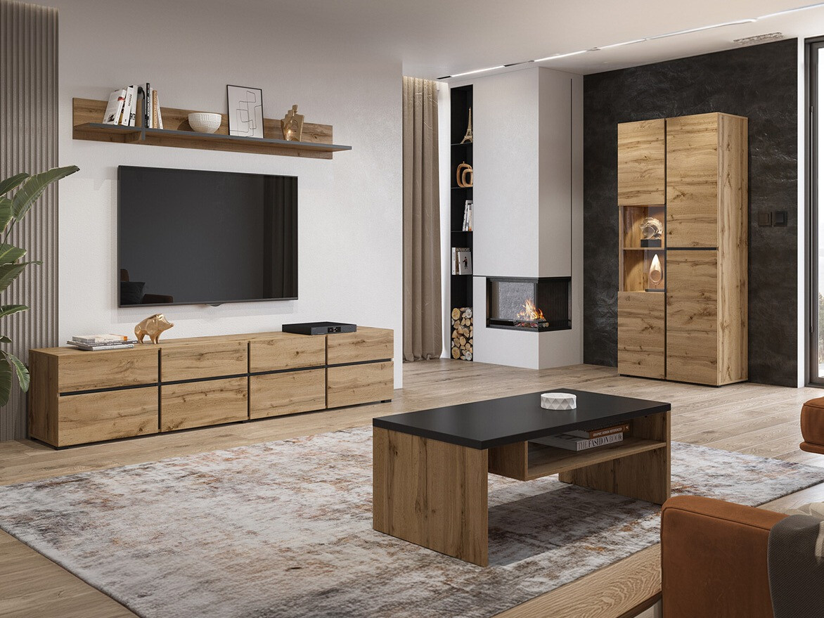 Стеллаж Alfere 110 (Дуб вотан)