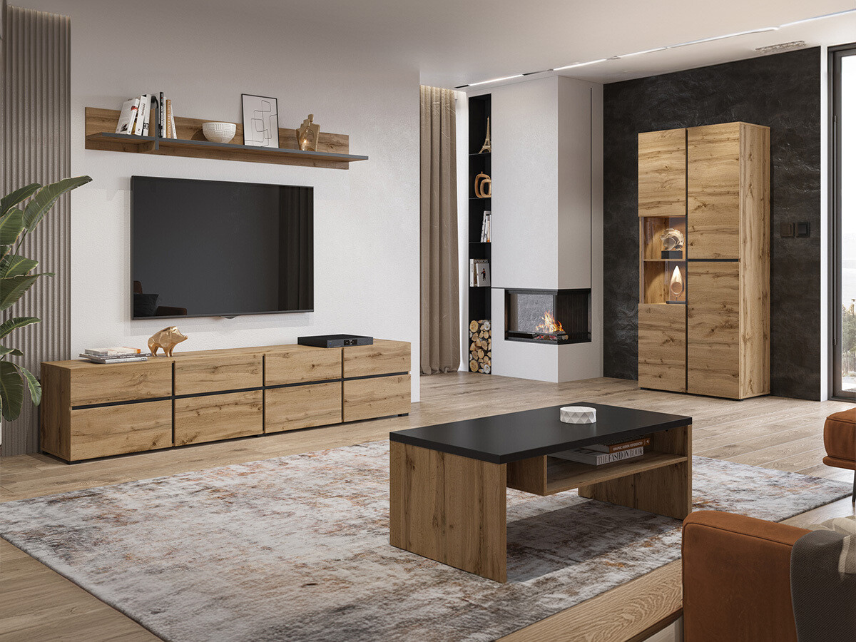 Žurnālu galdiņš Alfere 112 (Votan ozols)