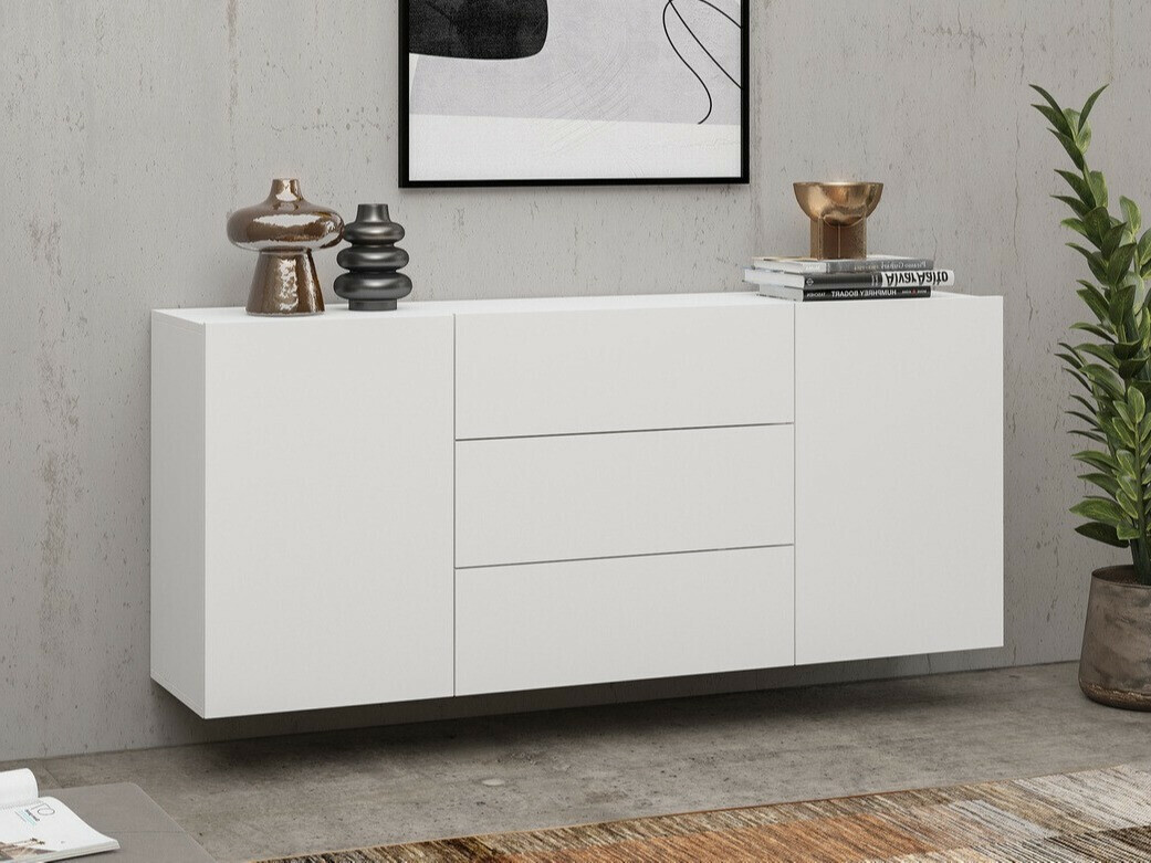 Kомод Revmiru 103 (Белый + Дуб вотан)