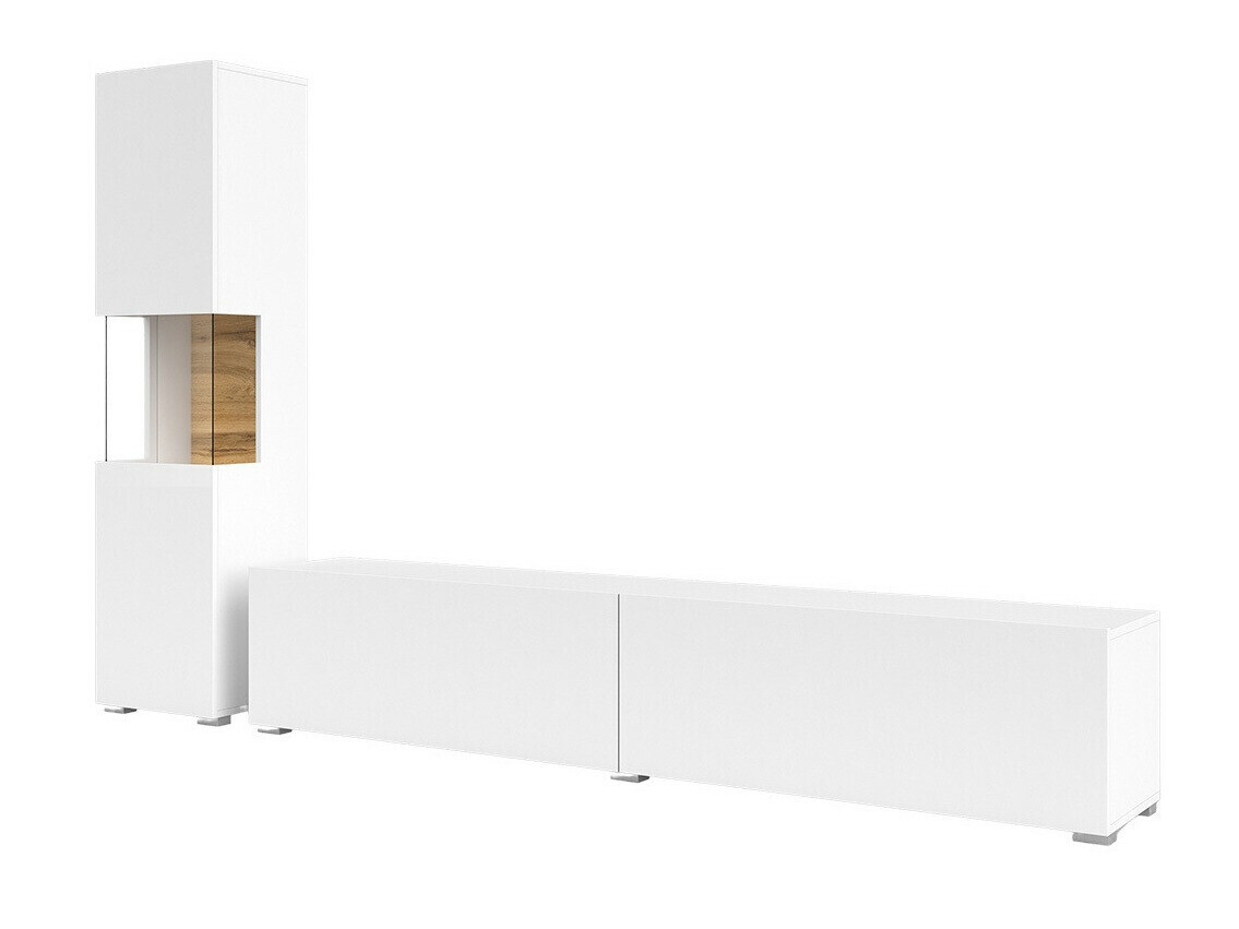 Набор для гостиной Revmiru 105 (Белый + Дуб вотан)