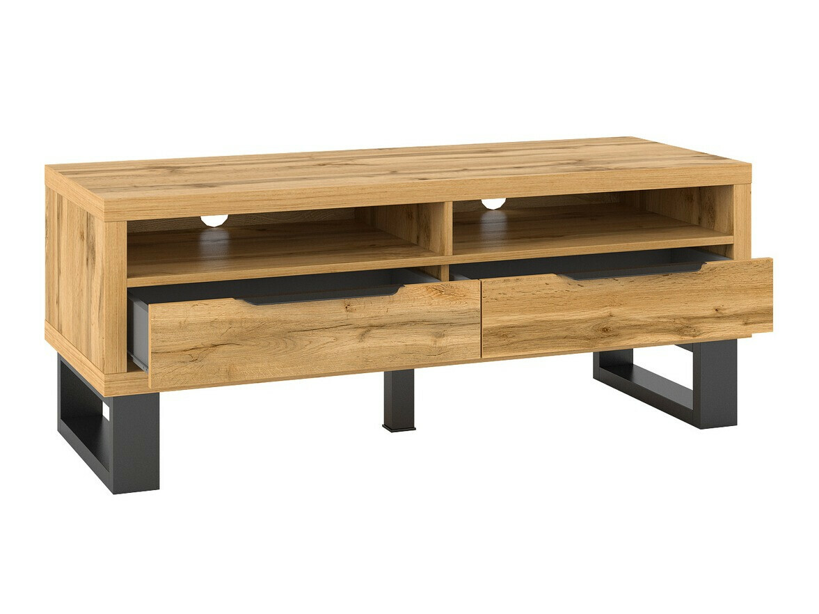 TV galds Avicavu 100 (Votan ozols + Melns)