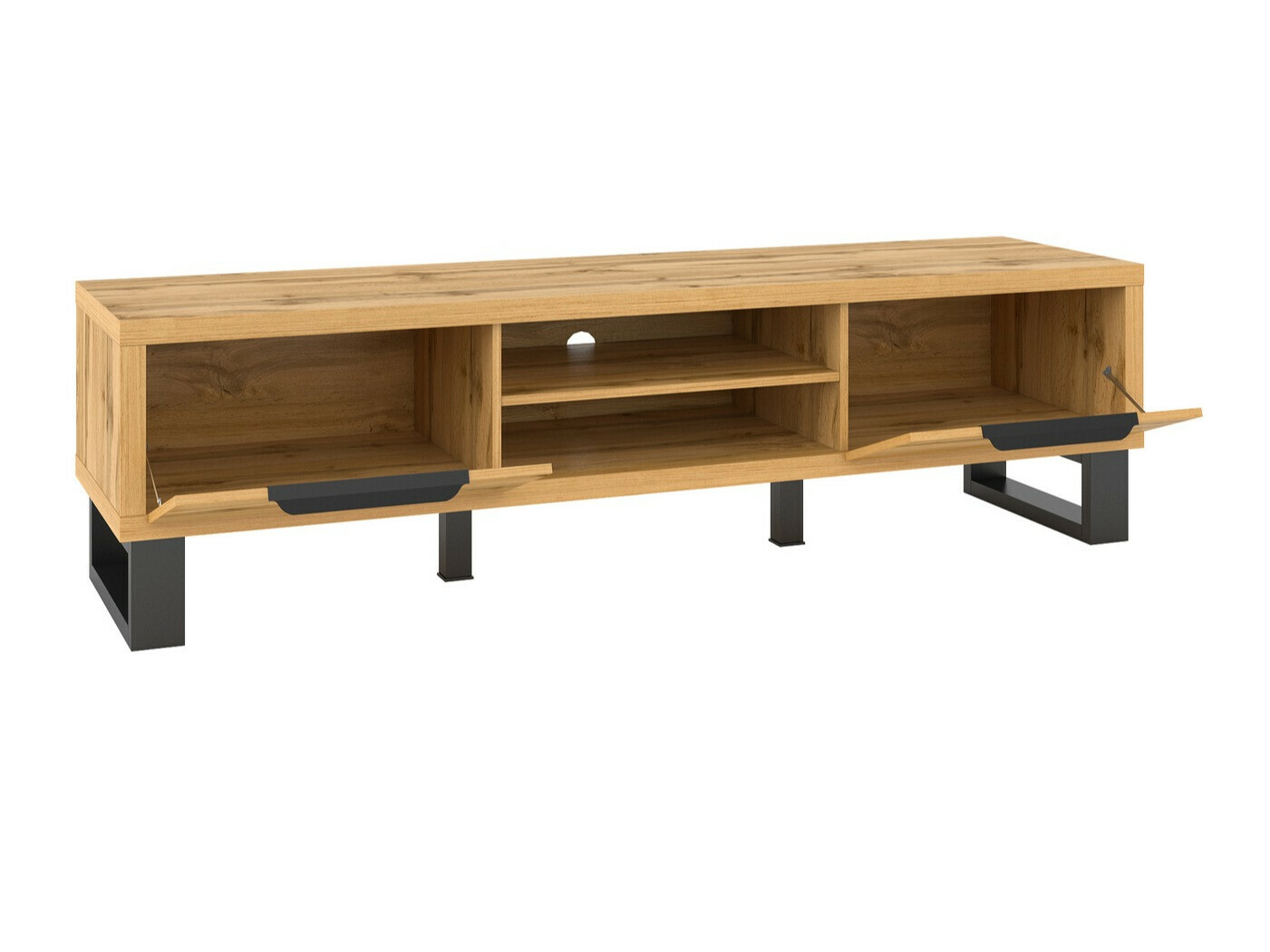 TV galds Avicavu 101 (Votan ozols + Melns)