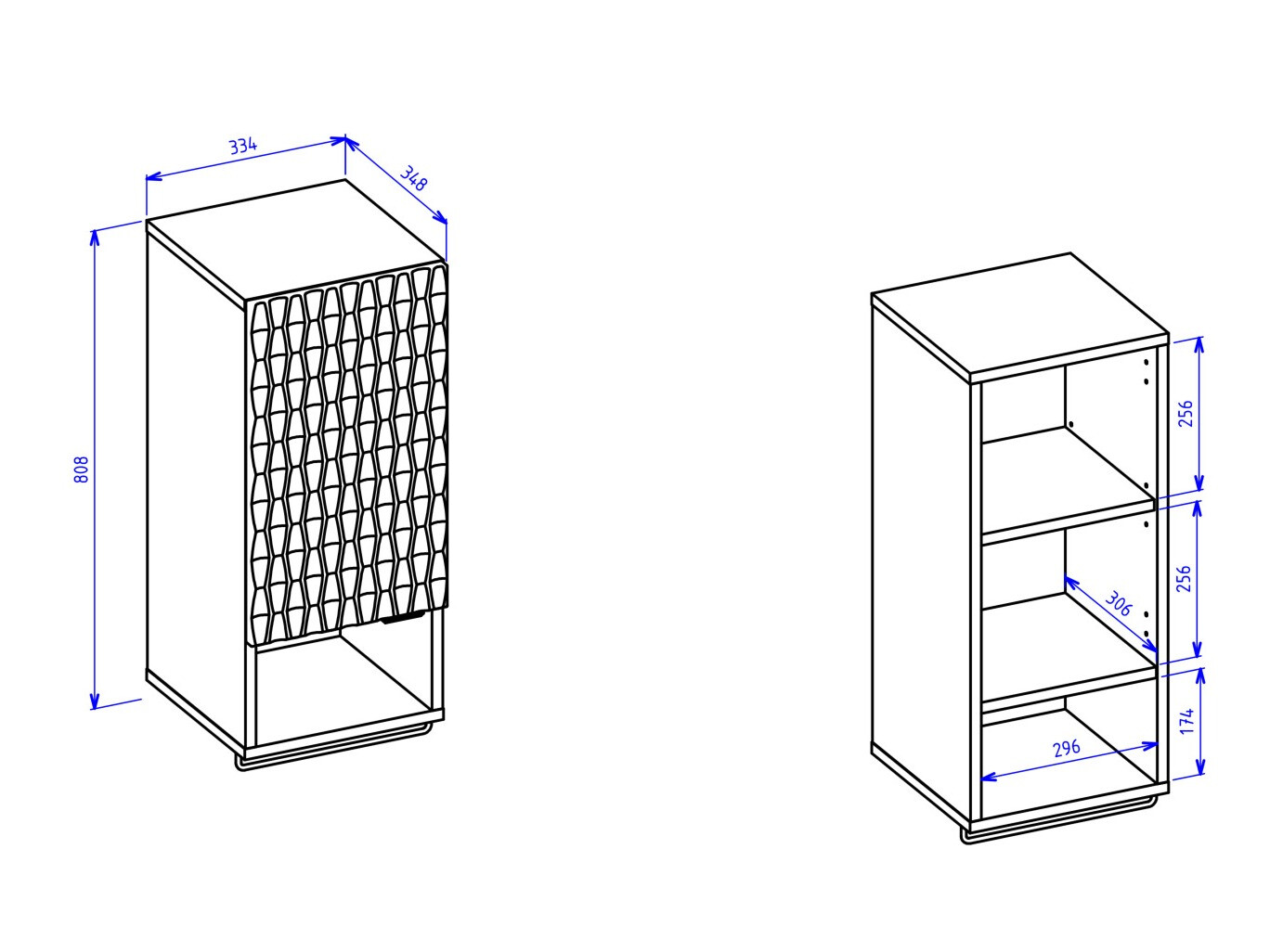 Piekarams vannas istabas skapītis Elitese 100