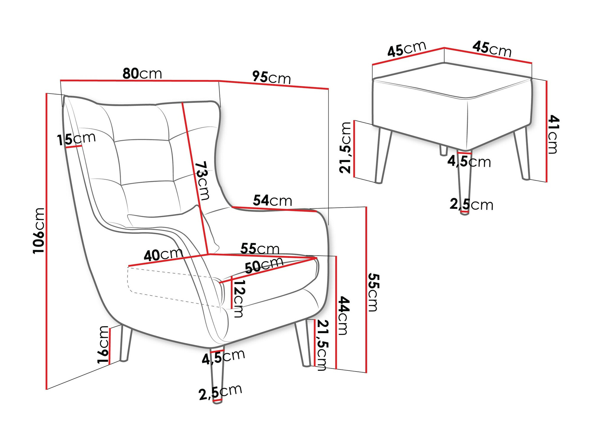 Кресло Comfivo 381 (Poso 100)