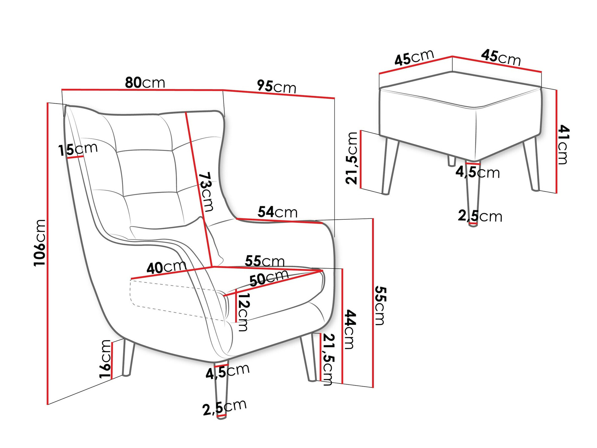 Кресло Comfivo 381 (Poso 110)