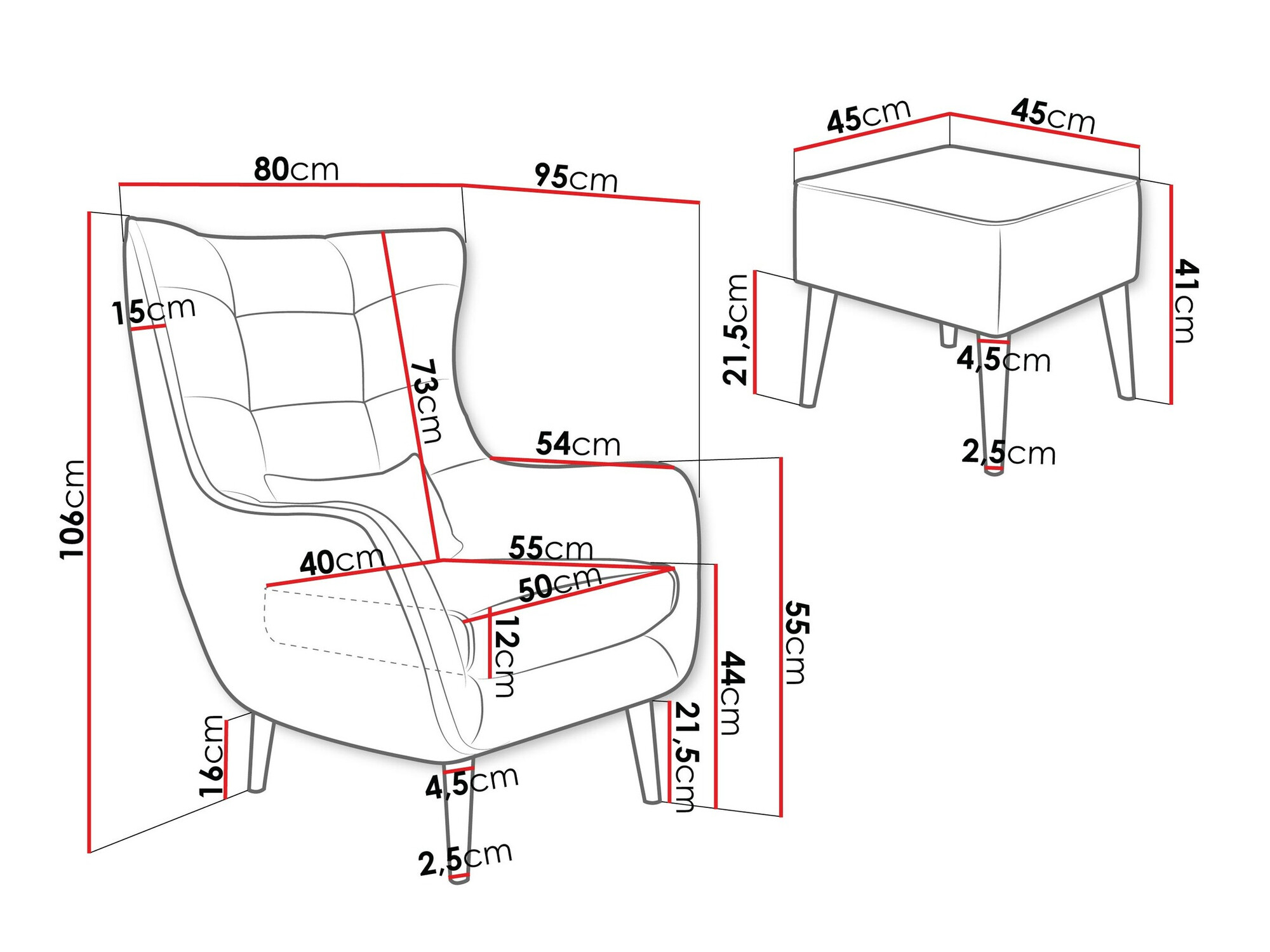 Кресло Comfivo 381 (Poso 14)