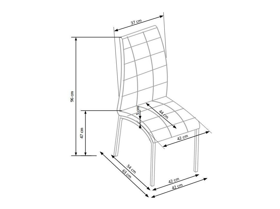 Krēsls Houston 1800 (Pelēks)