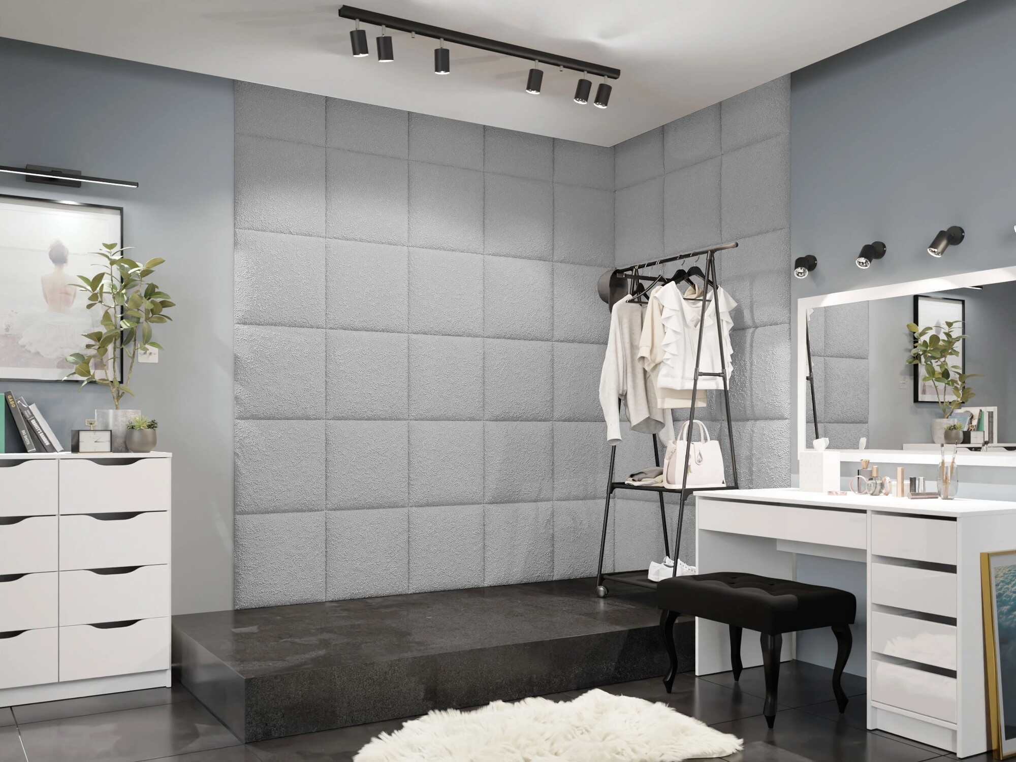 Mīksts sienas panelis Comfivo 411 (Abriamo 8) (42x42)