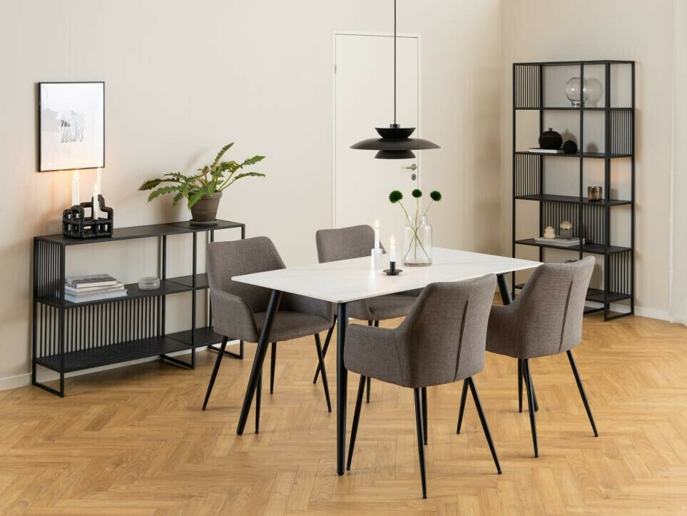 Krēsls Norsica 856 (Melns + Gaiši pelēks)