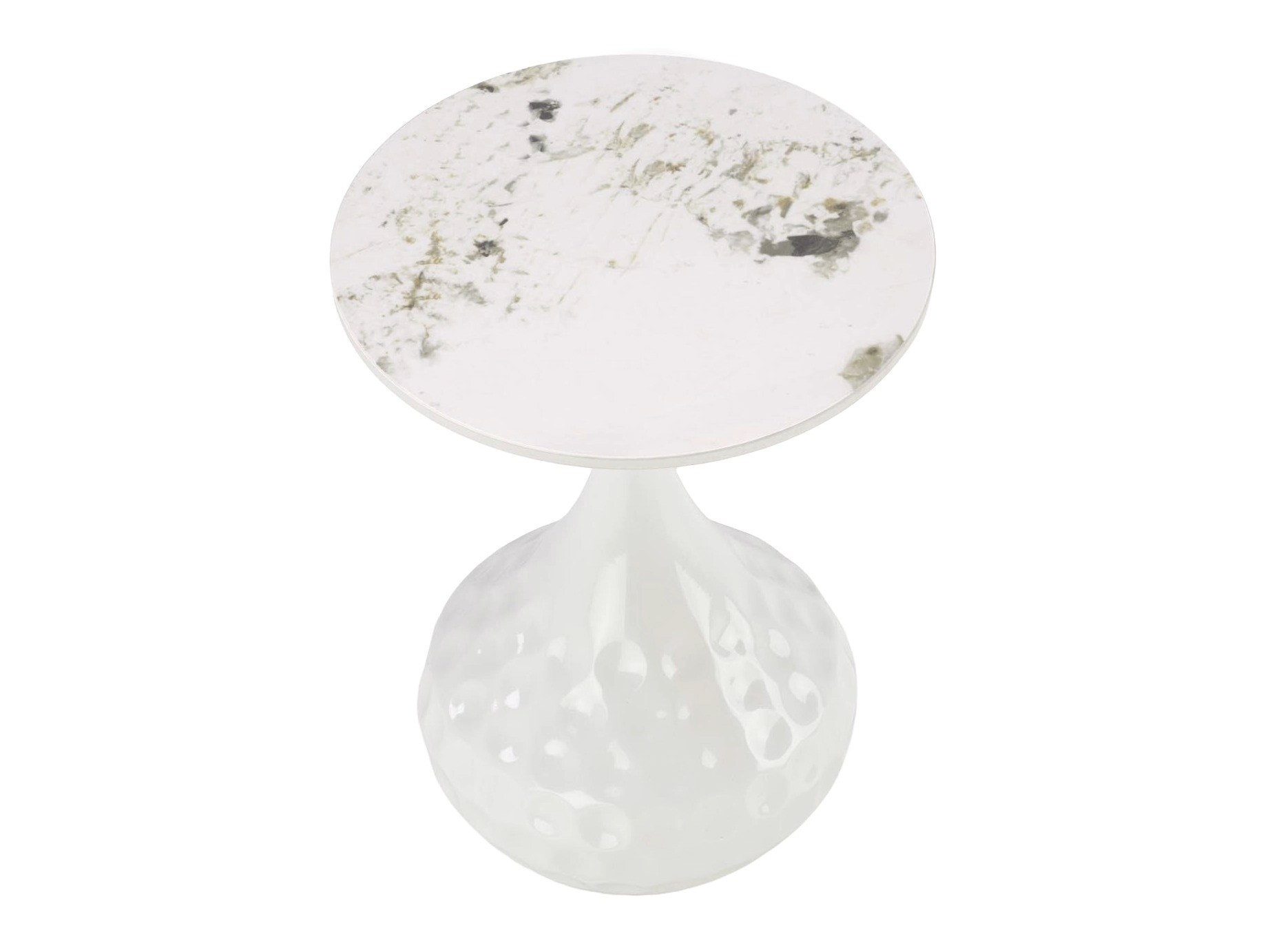 Kafijas galdiņš Houston 1807 (Balts + Balts marmors)