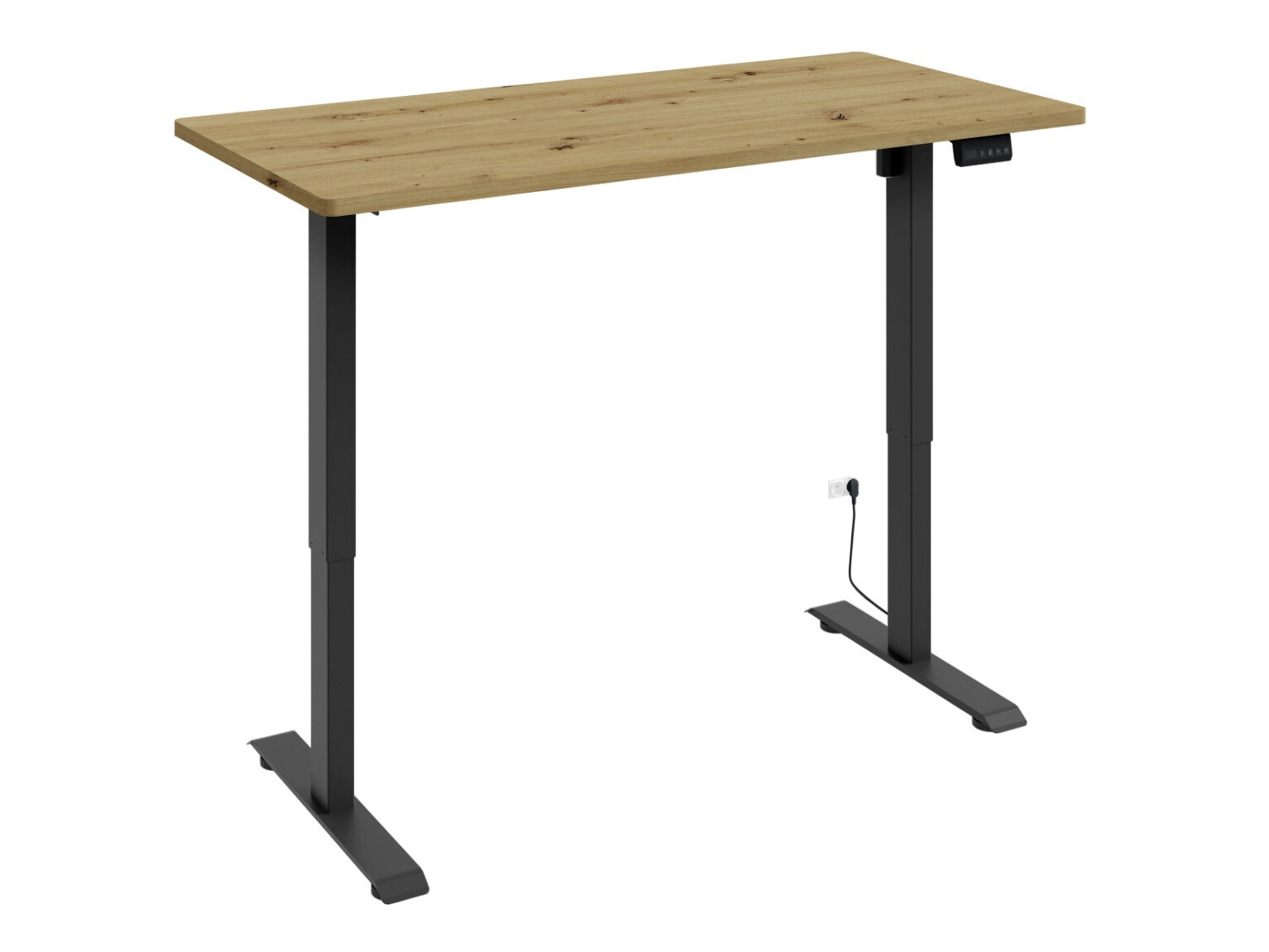 Rakstāmgalds ar regulējamu augstumu Buffalo 183 (Melns)