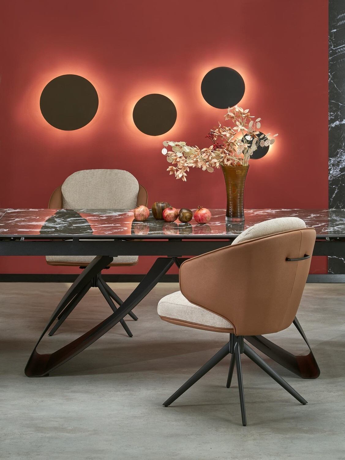 Krēsls Houston 1823 (Brūns + Bēšs)