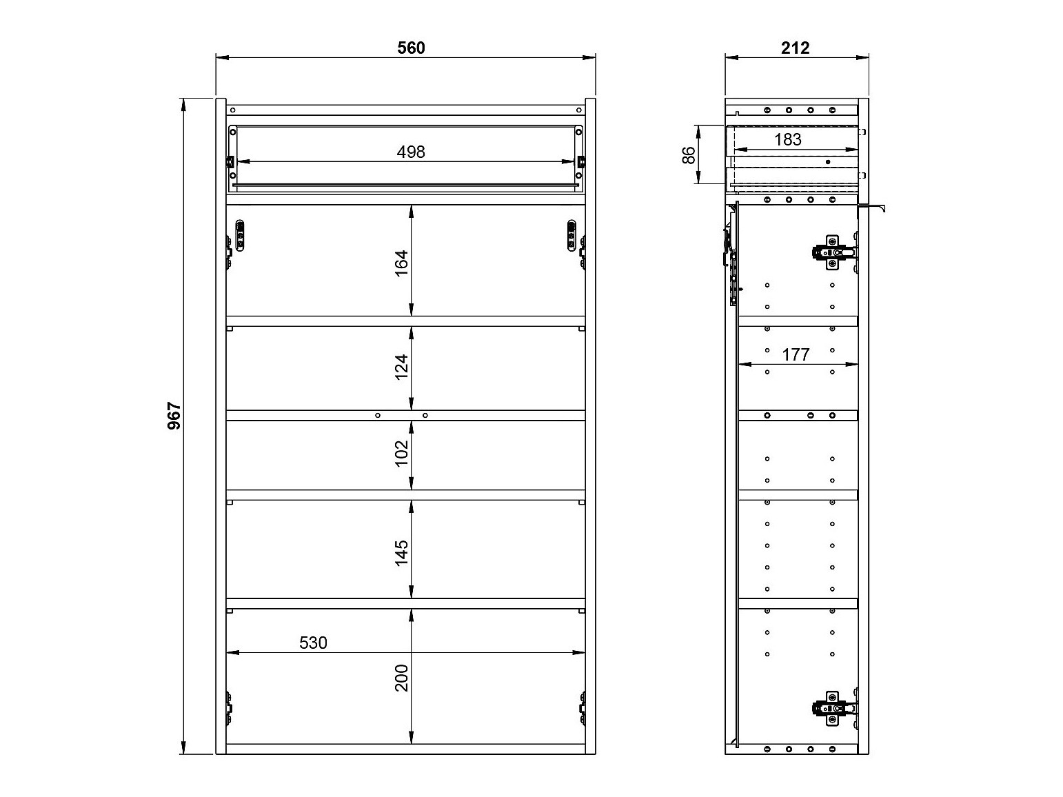 Полка для обуви Cirsale 101 (Пыльно-зеленый + Navarra дуб)