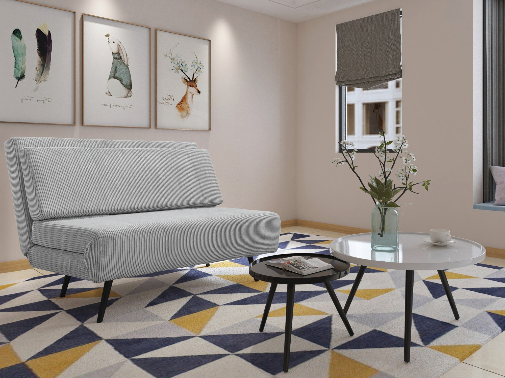 Диван-кровать Denton 1354 (Серый)