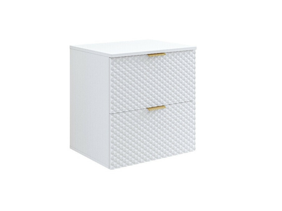 Piekarams vannas istabas skapītis izlietnei Liretu 106 (Balts)