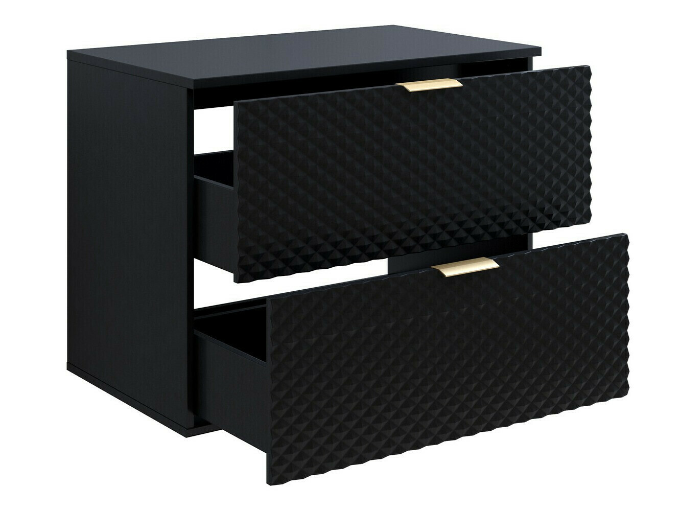 Piekarams vannas istabas skapītis izlietnei Liretu 107 (Melns)