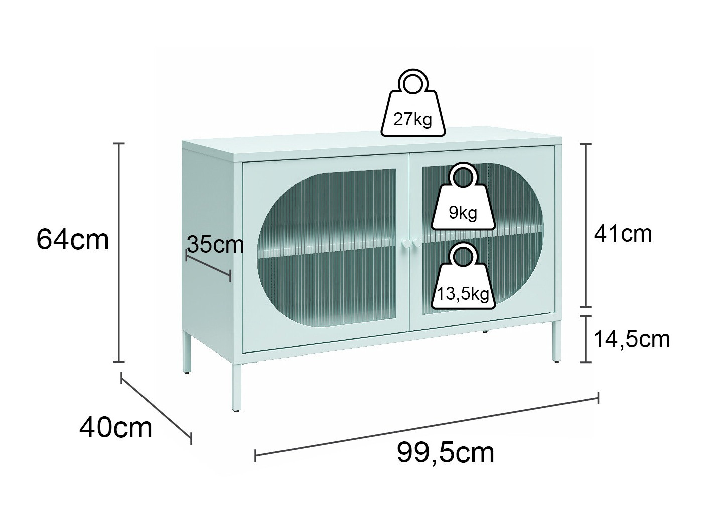 Шкафчик Tulsa 652 (Крем)