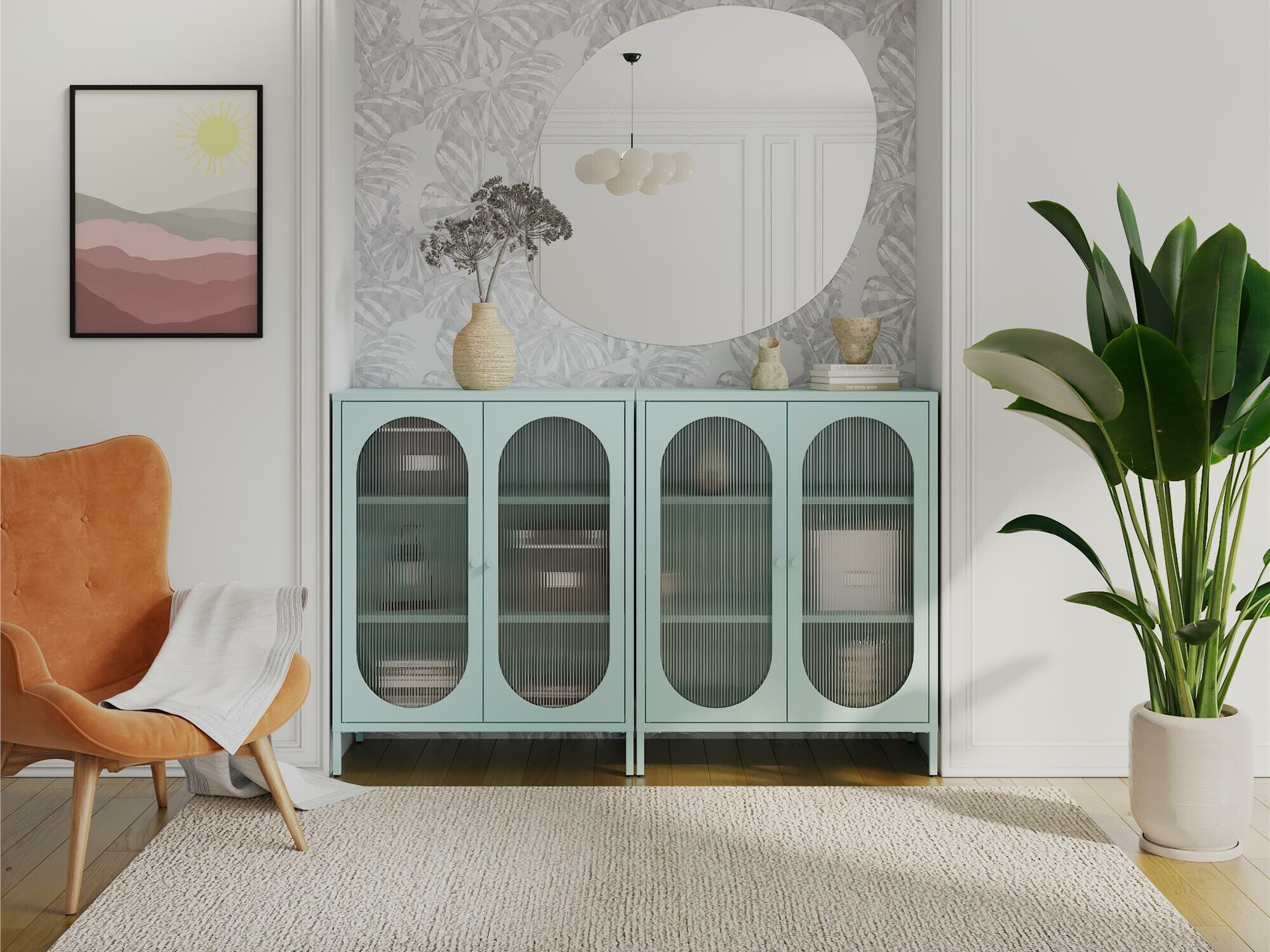 Skapis Tulsa 653 (Gaiši zils)