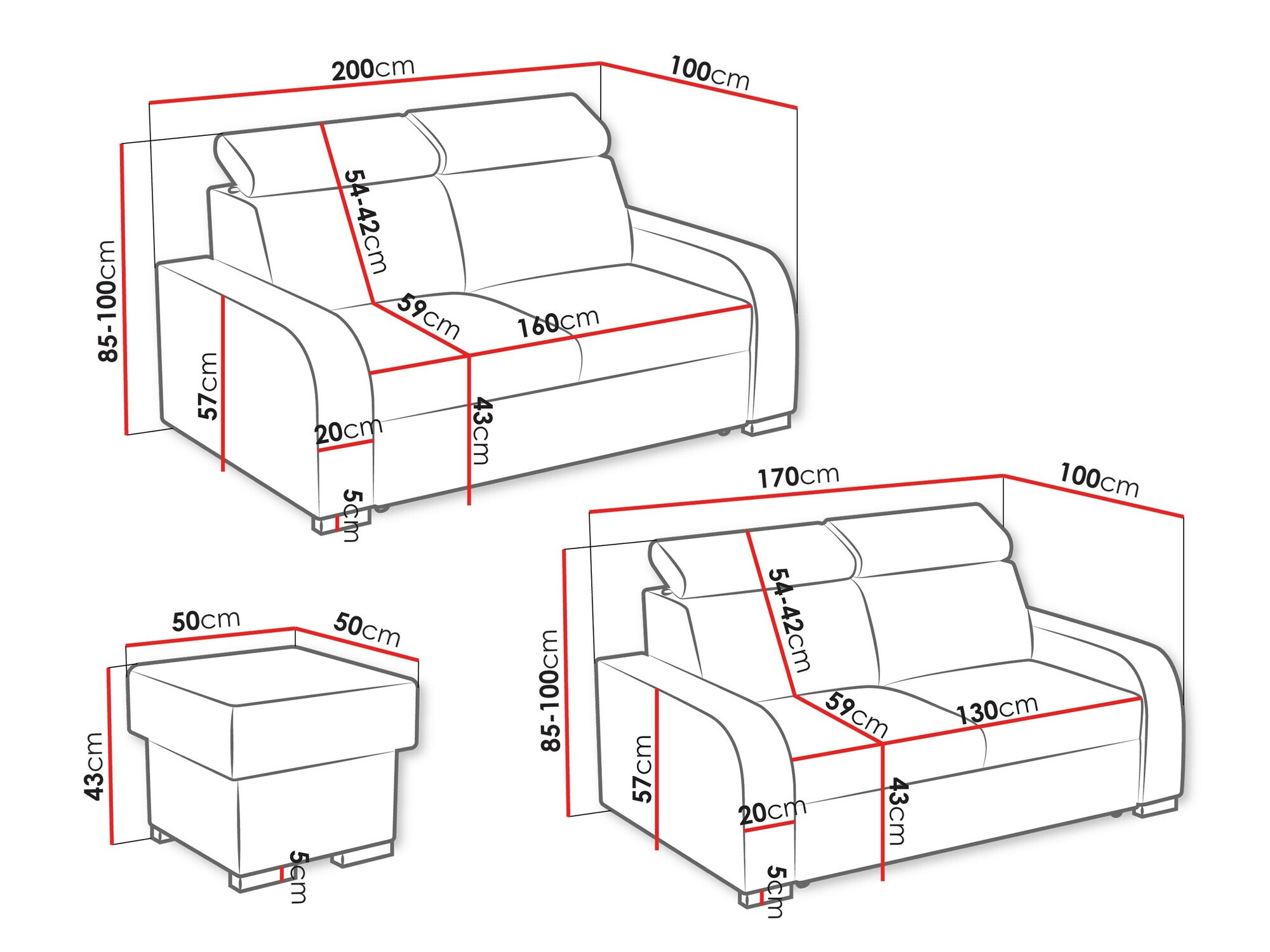 Комплект мягкой мебели Etrcala 107 (Crown 17)