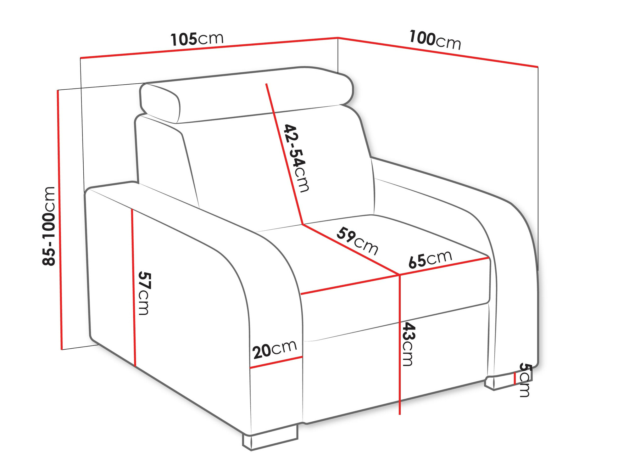 Krēsls Etrcala 104 (Crown 11)