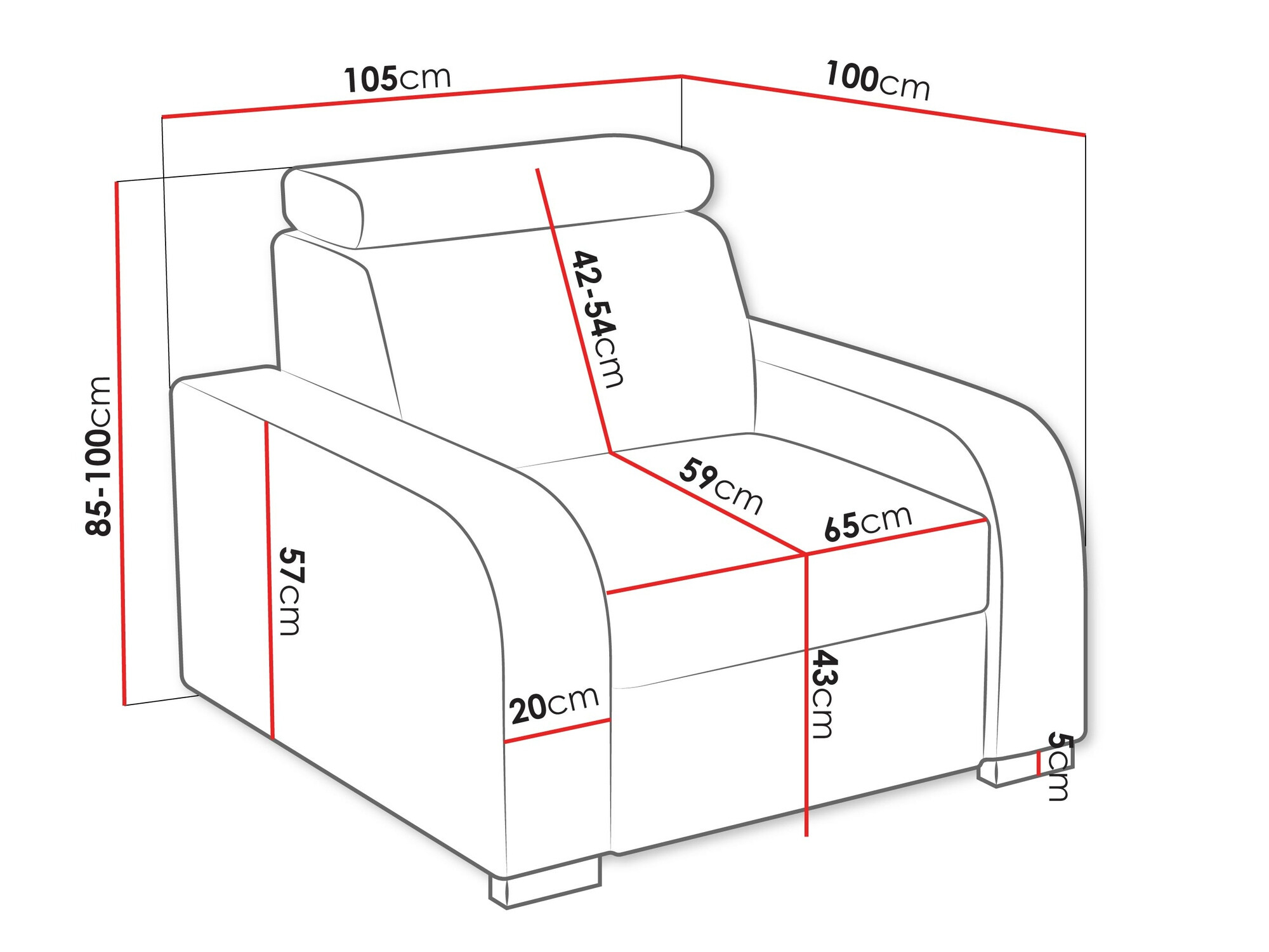Krēsls Etrcala 104 (Crown 4)