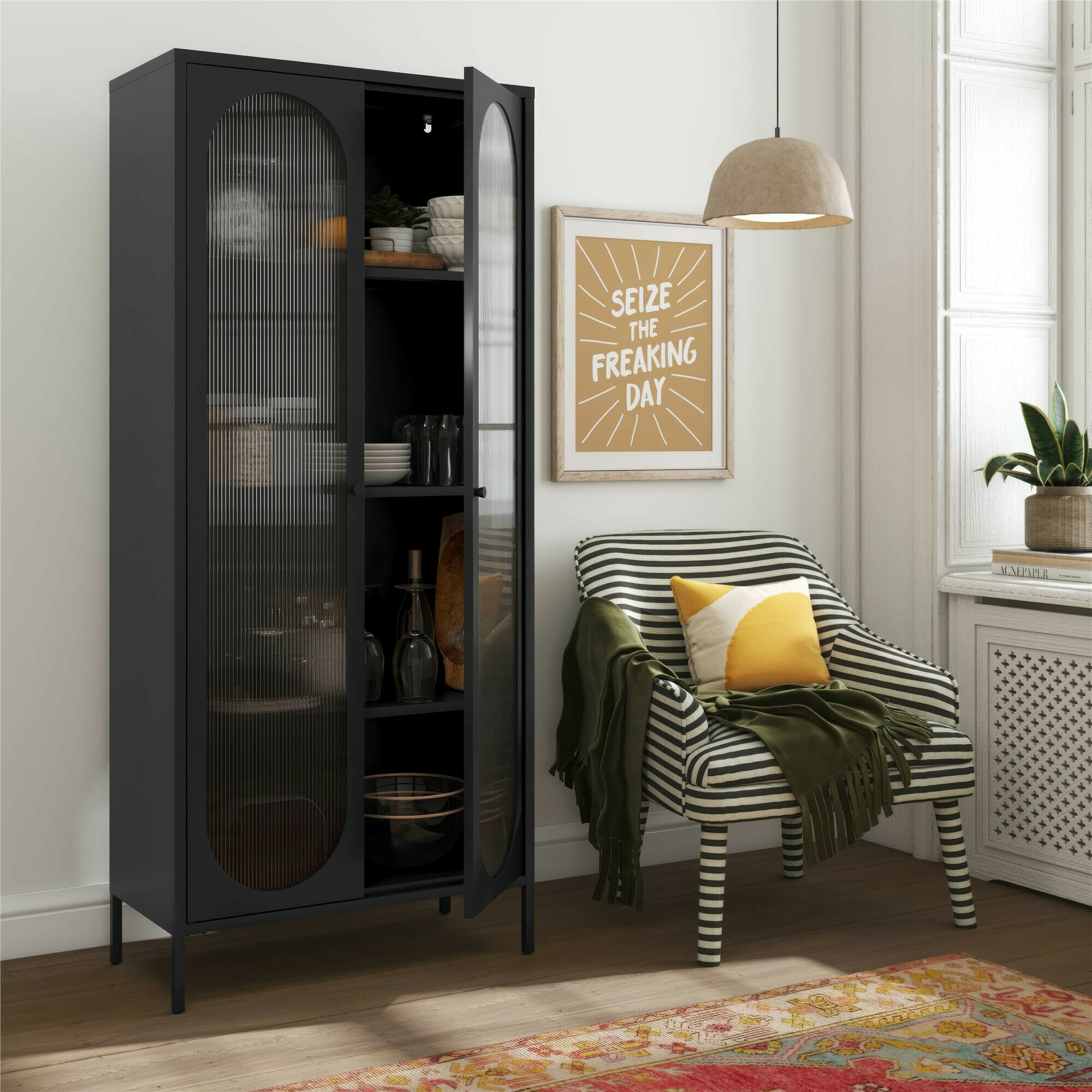 Стеллаж Tulsa 654 (Чёрный)