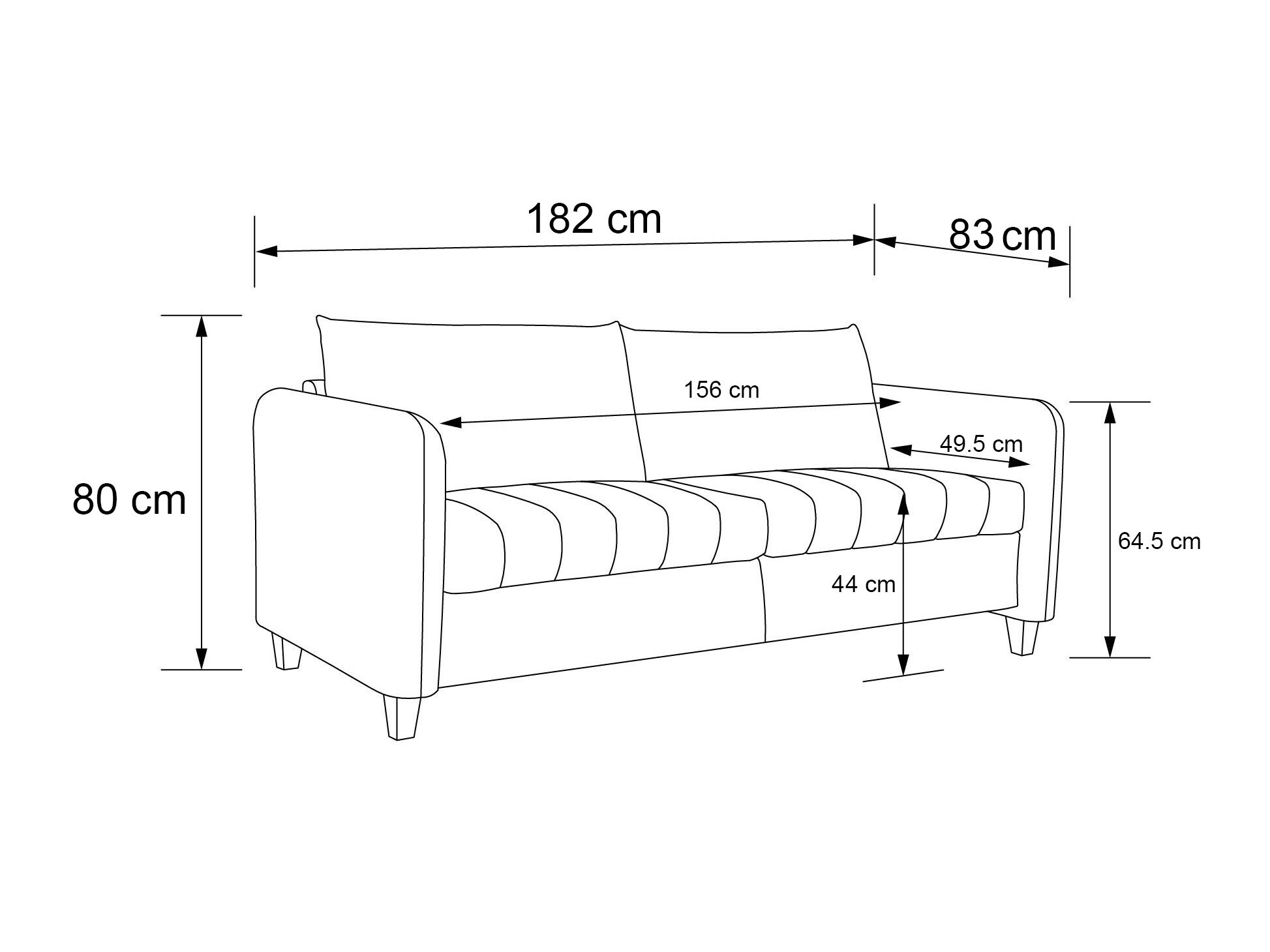 Dīvāns CosmoLiving by Cosmopolitan 165