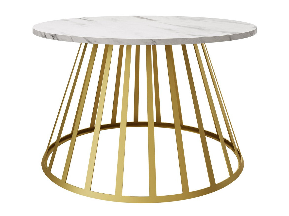 Журнальный столик Oswego 129 (Белый мрамор)