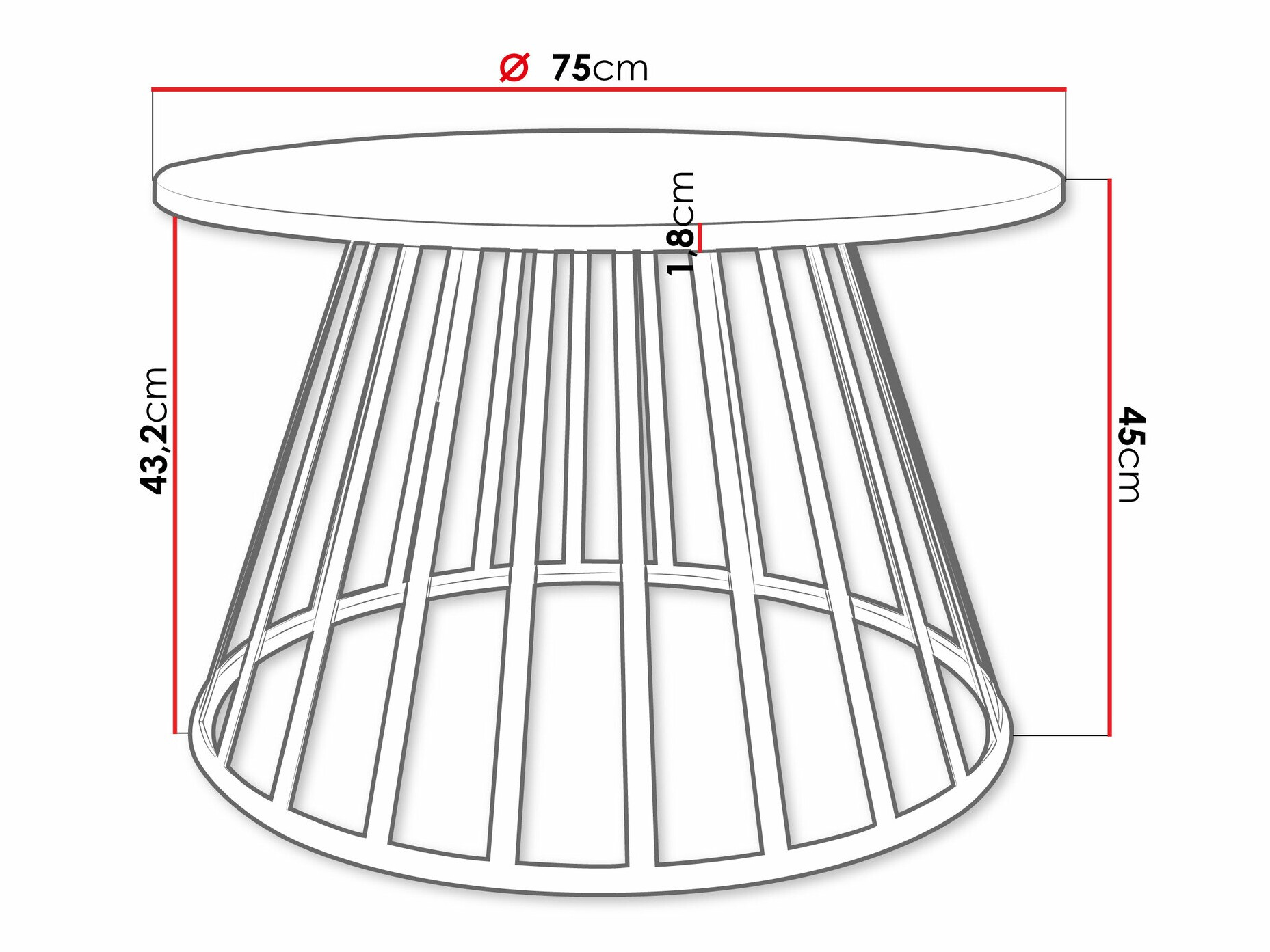Žurnālu galdiņš Oswego 129 (Balts marmors)