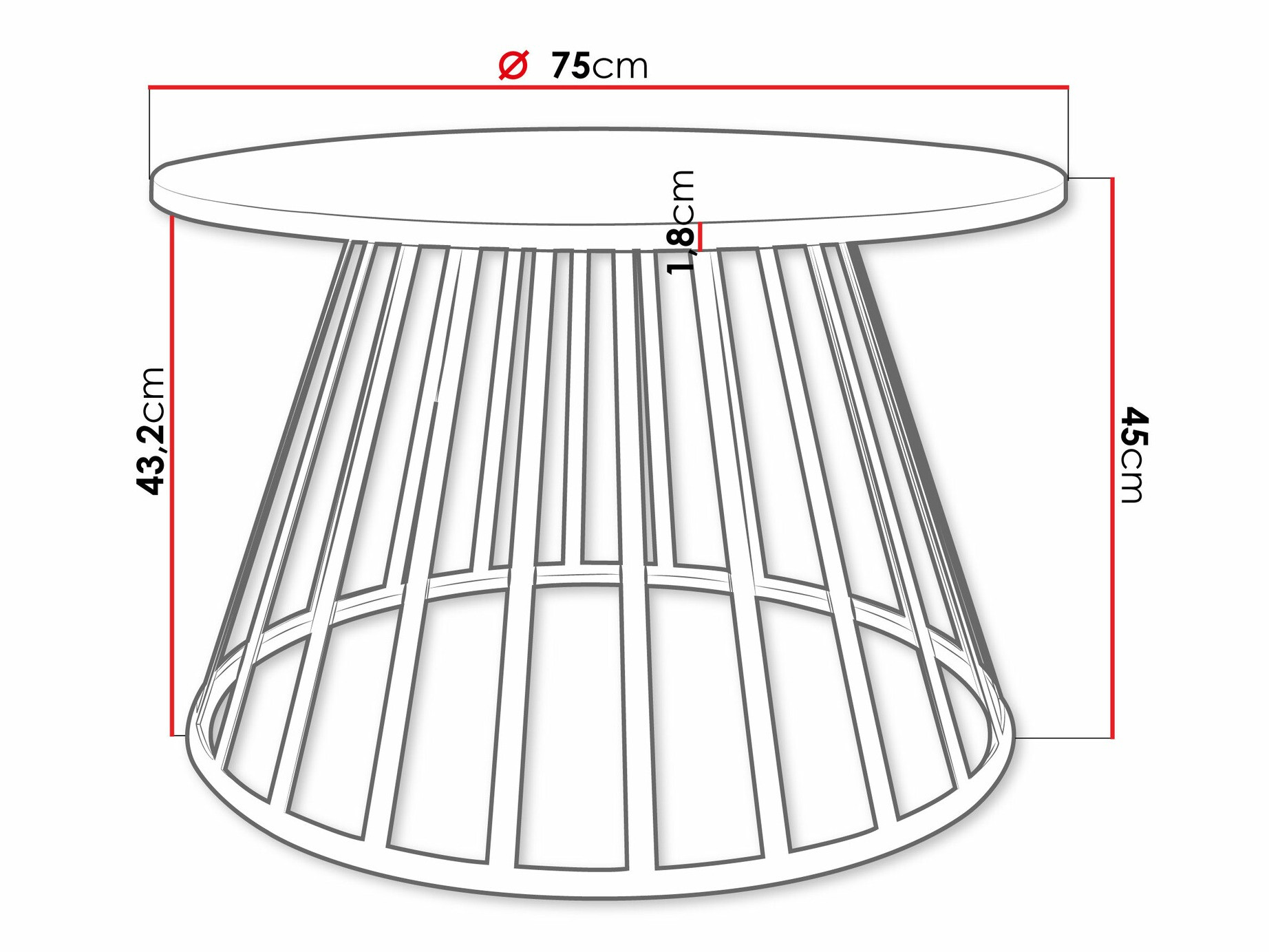 Žurnālu galdiņš Oswego 129 (Melnais marmors)