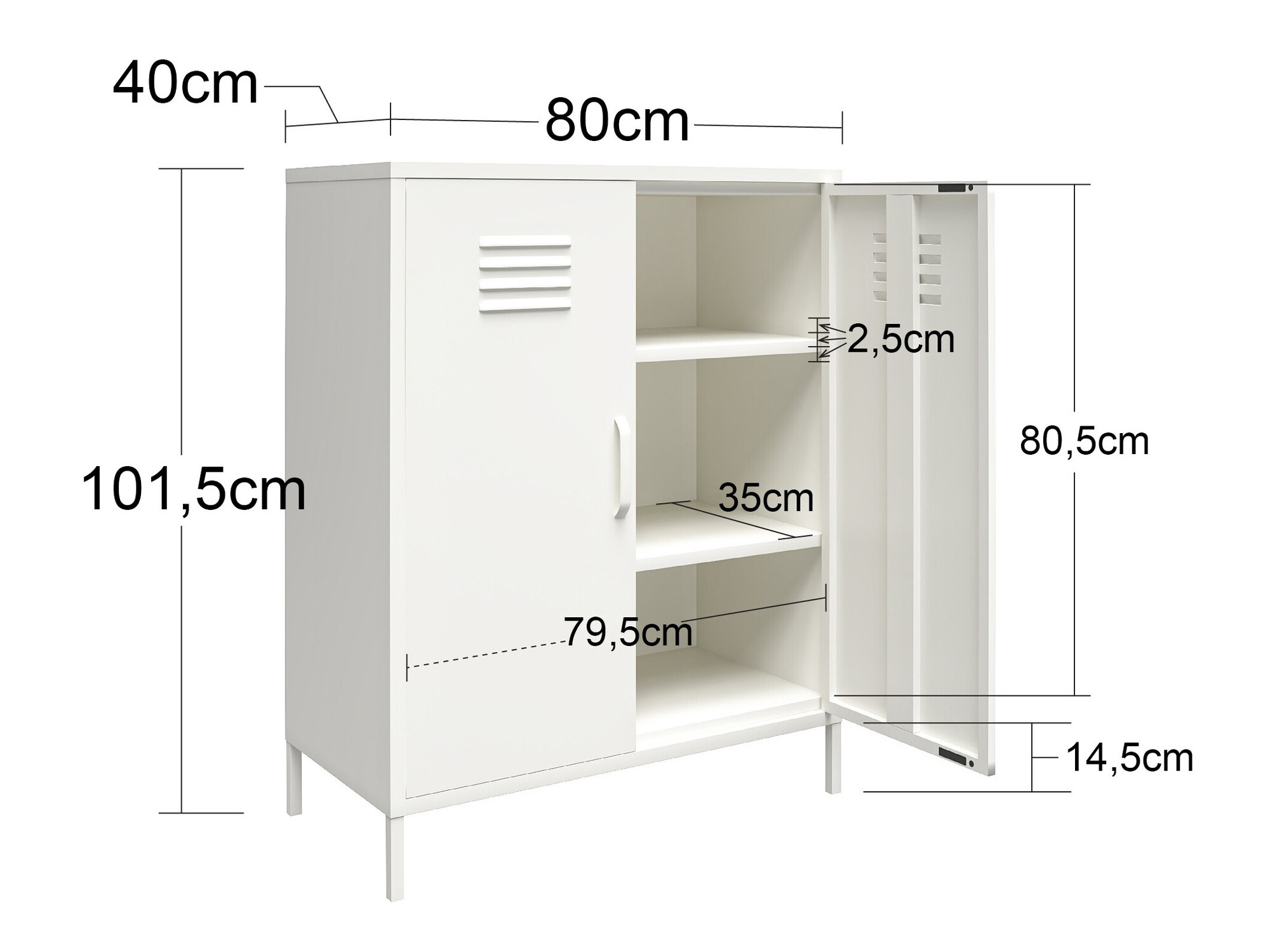 Шкафчик Ophfere 104 (Белый)