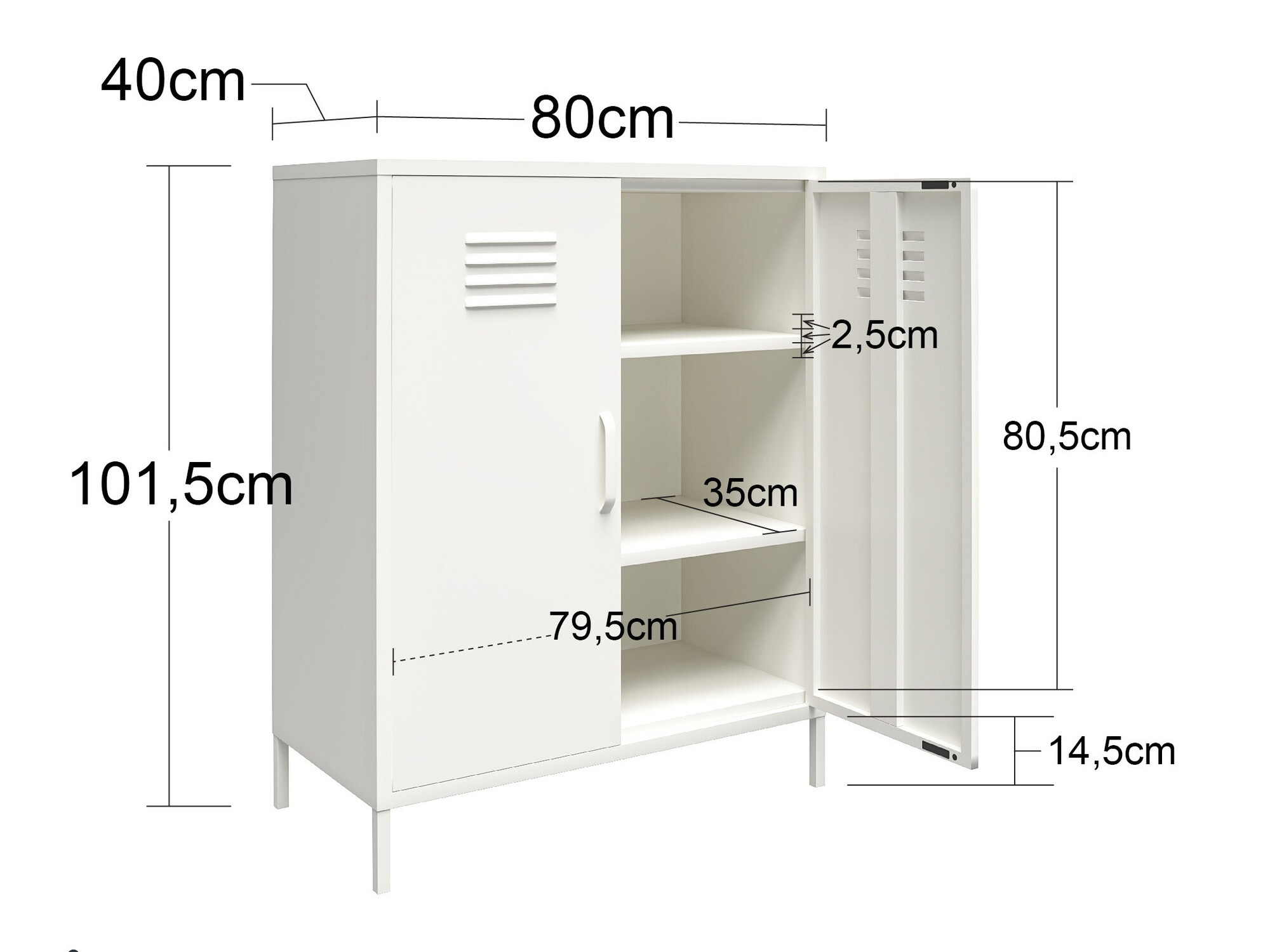 Шкафчик Ophfere 104 (Зелёный)