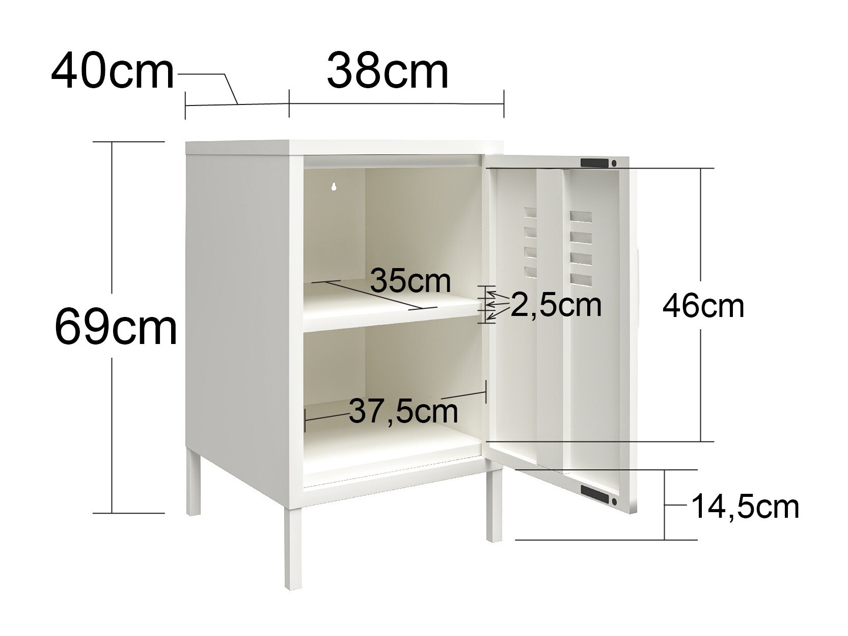 Skapis Ophfere 100 (Tumši rozā)