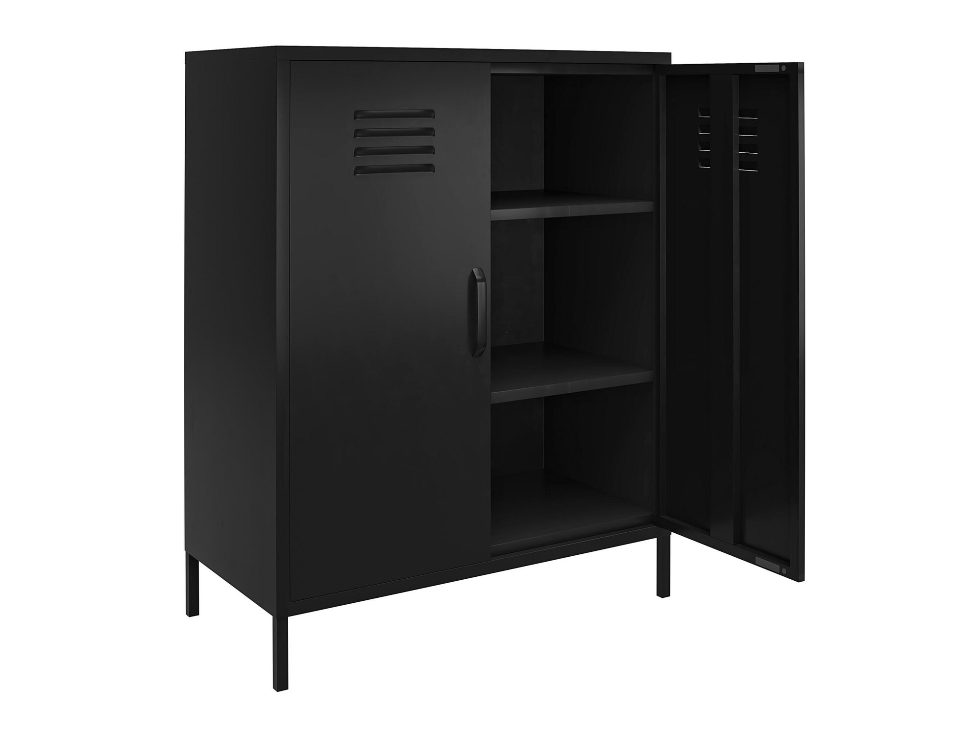 Skapis Ophfere 104 (Melns)